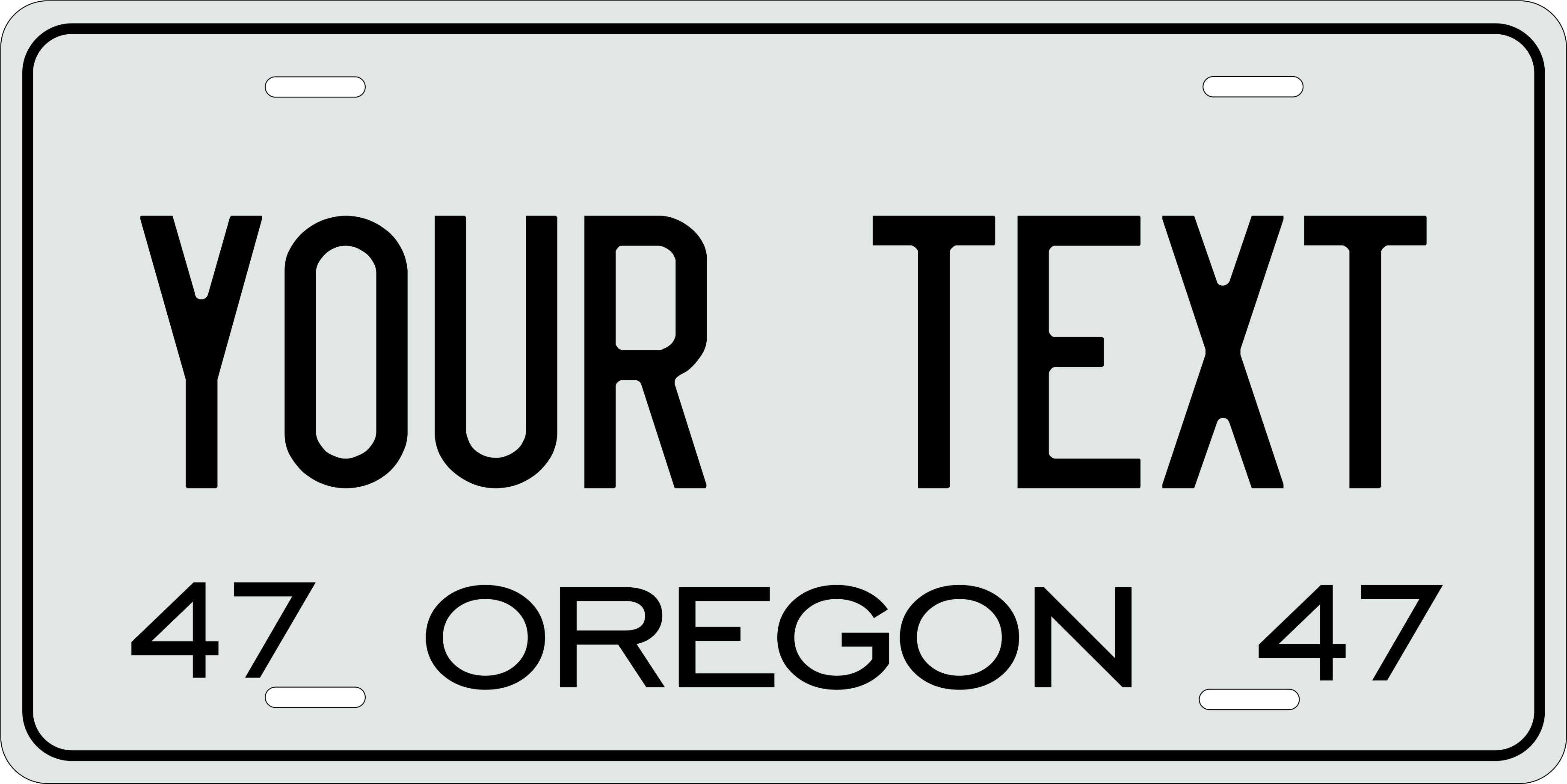 Oregon 1947 License Plate Personalized Novelty Fun Car Bike Motorcycle