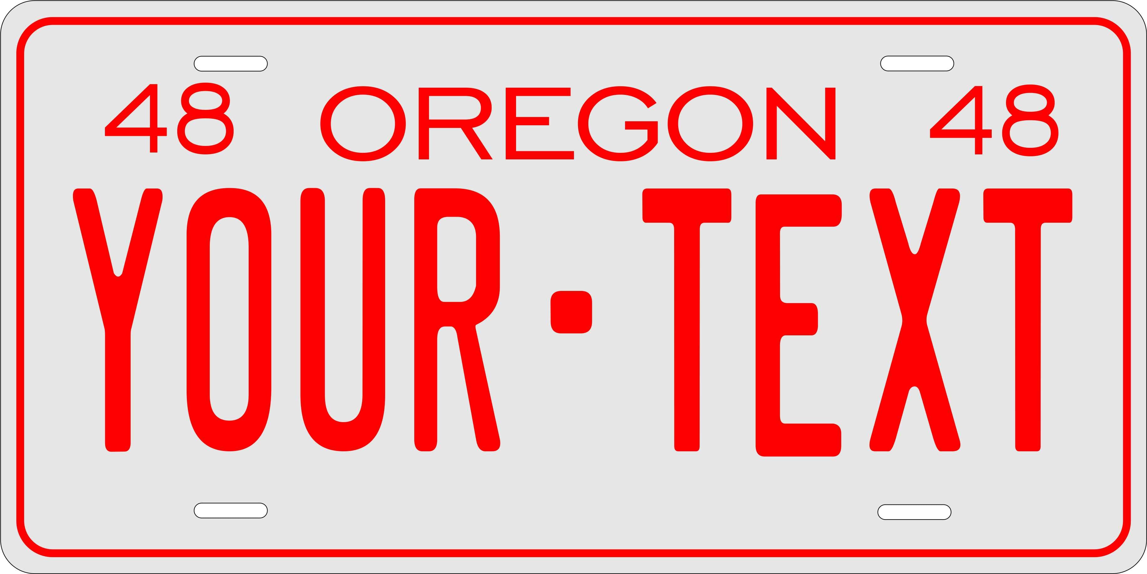 Oregon 1948 License Plate Personalized Novelty Fun Car Bike Motorcycle