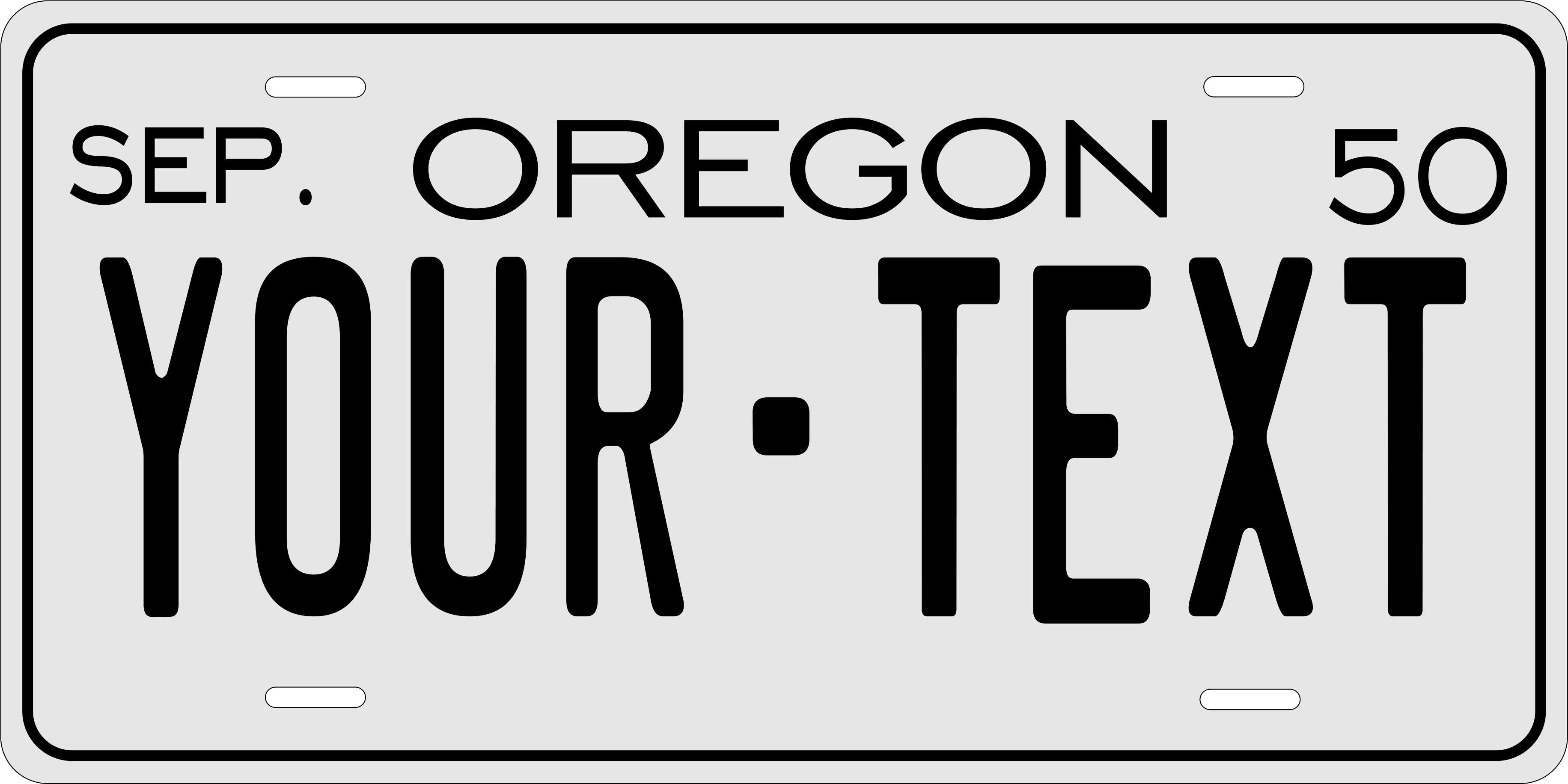 Oregon 1950 License Plate Personalized Novelty Fun Car Bike Motorcycle