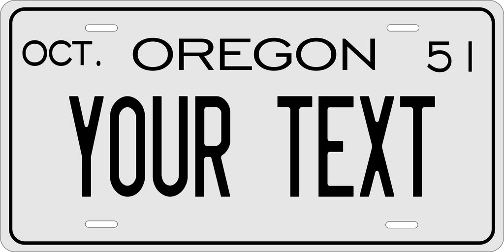 Oregon 1951 License Plate Personalized Novelty Fun Car Bike Motorcycle