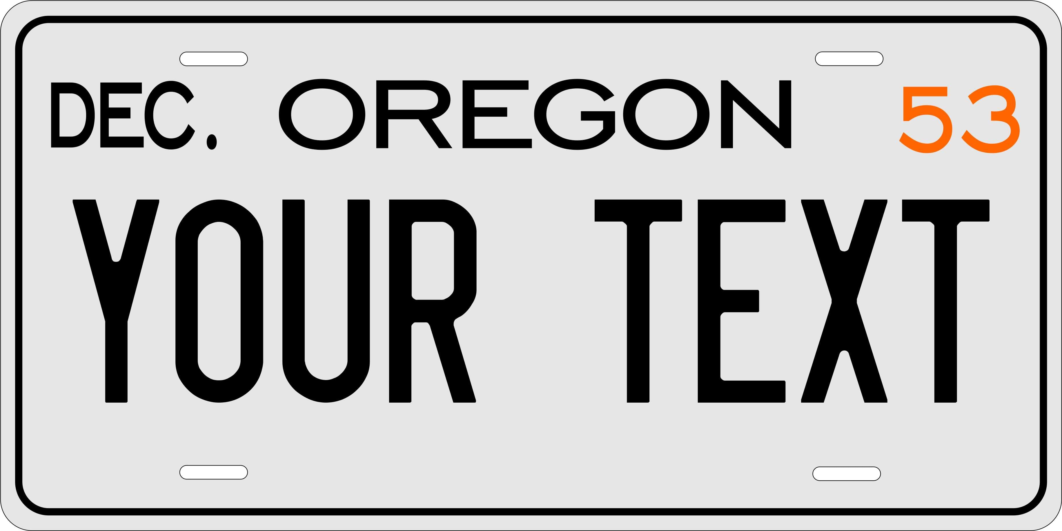 Oregon 1953 License Plate Personalized Novelty Fun Car Bike Motorcycle