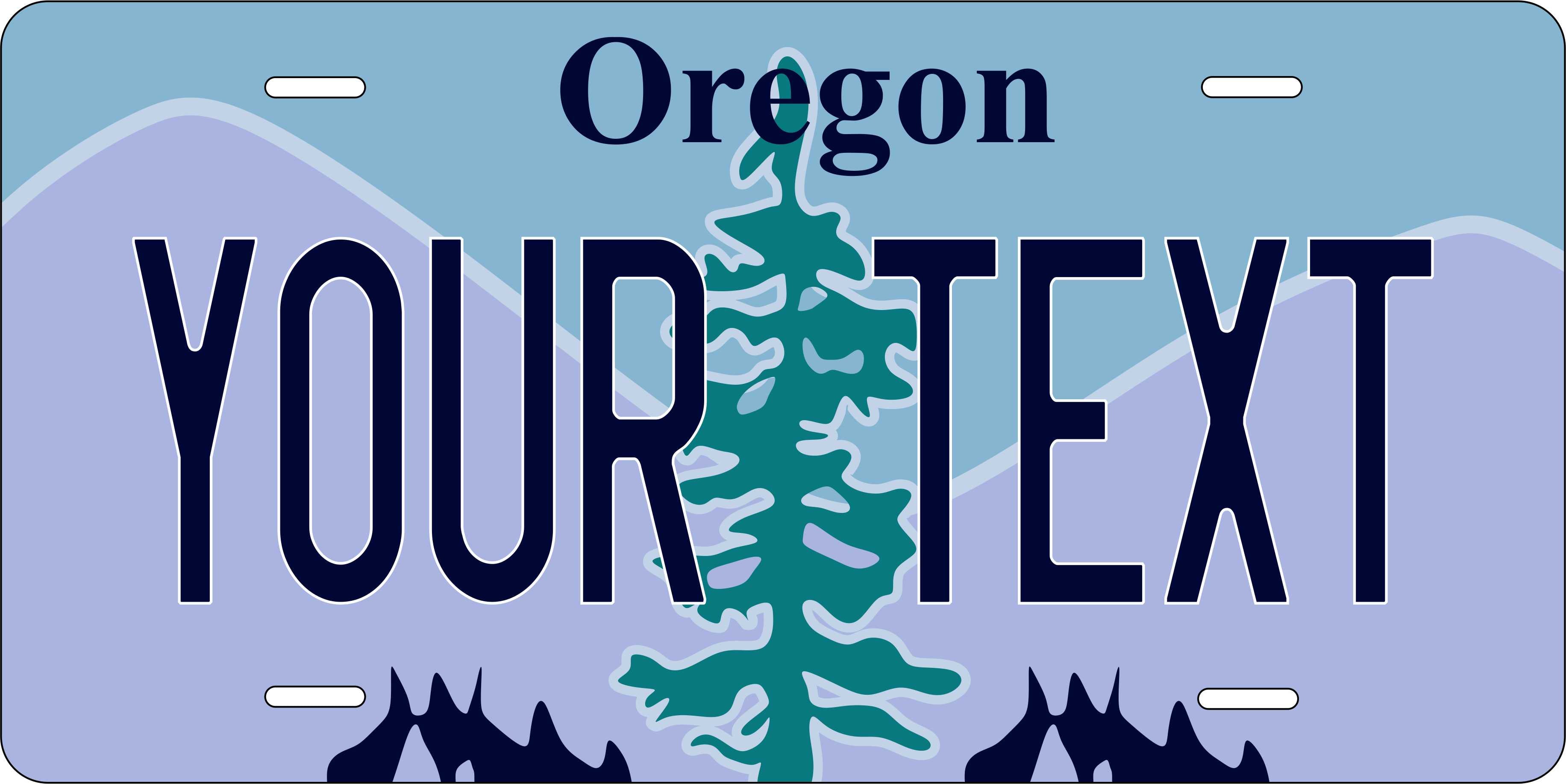 Oregon 1990 License Plate Personalized Novelty Fun Car Bike Motorcycle