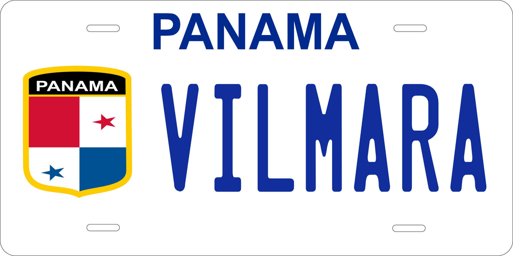 Panama Flag Ver3 CSA License Plate Custom Novelty Car Bike Motorcycle