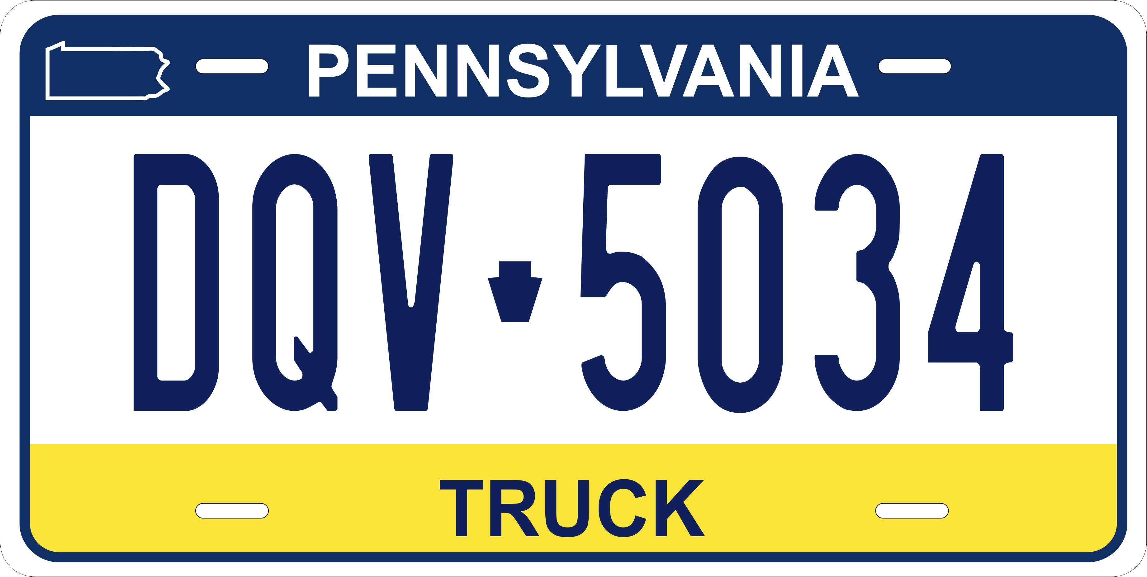 Pennsylvania Truck License Plate Personalized Novelty Fun Car Bike Motorcycle