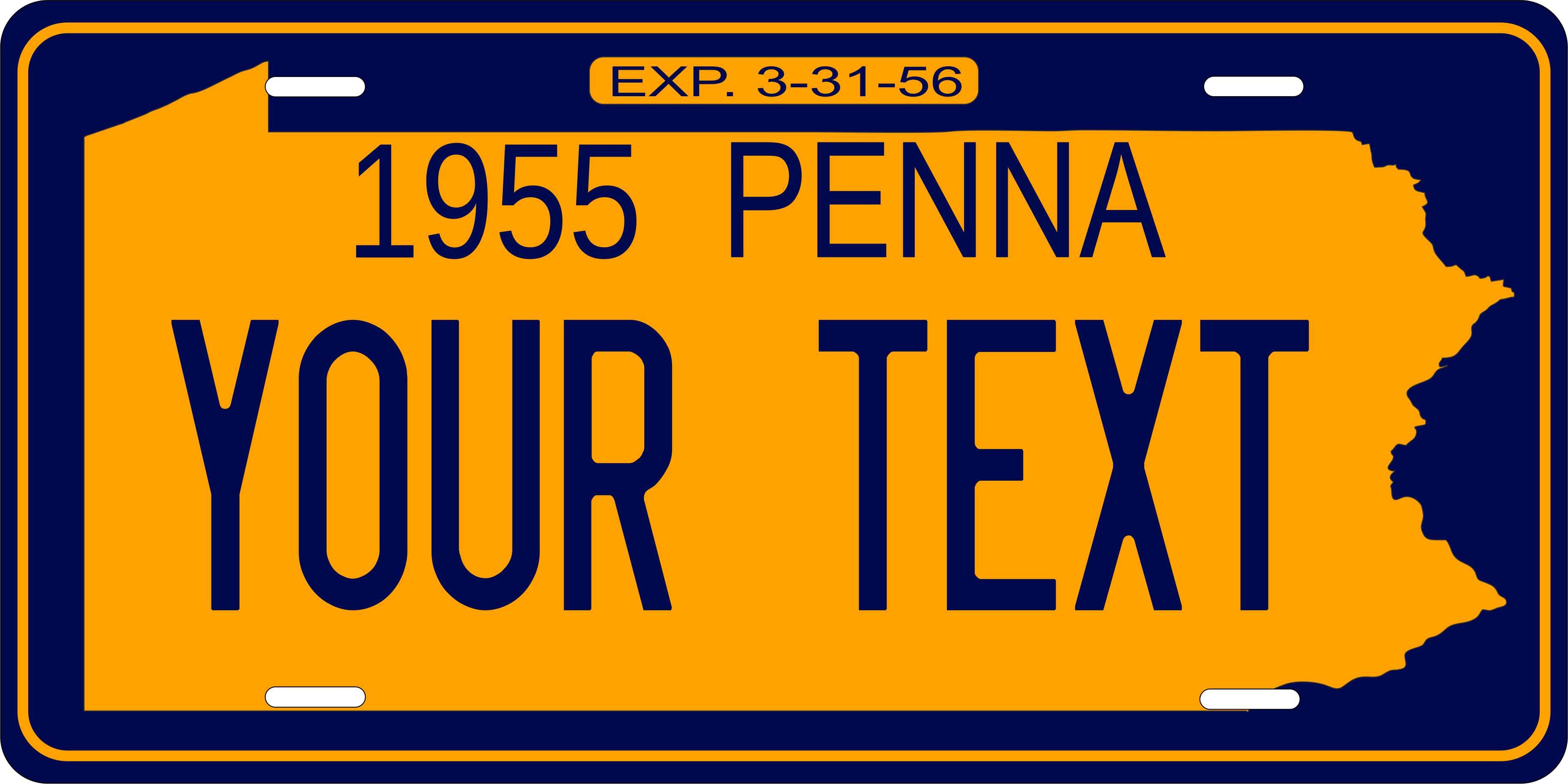 Pennsylvania 1956 License Plate Personalized Novelty Fun Car Bike Motorcycle