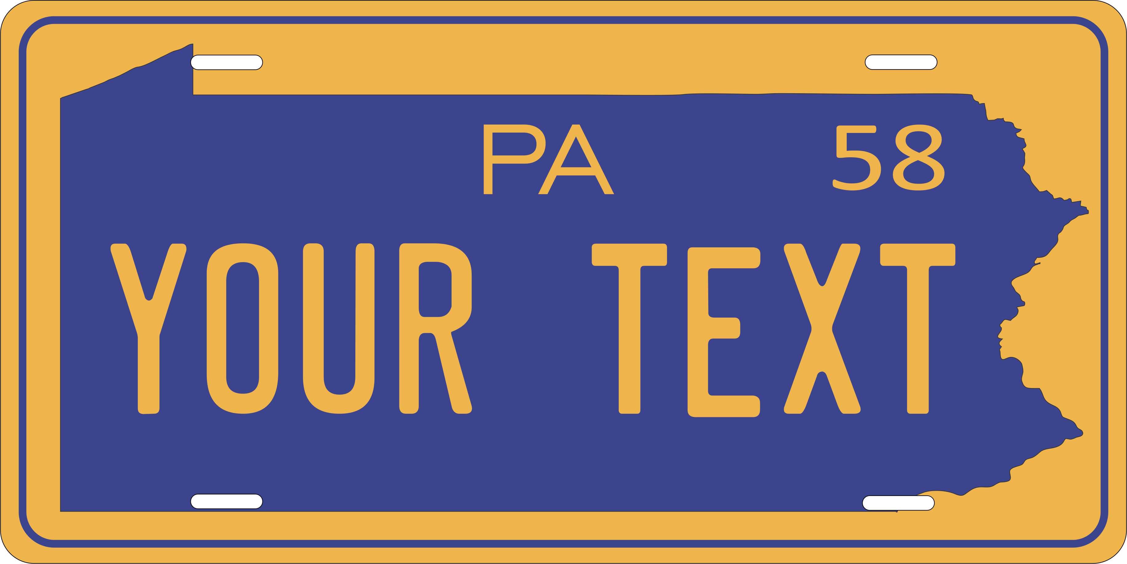 Pennsylvania 1958 License Plate Personalized Novelty Fun Car Bike Motorcycle