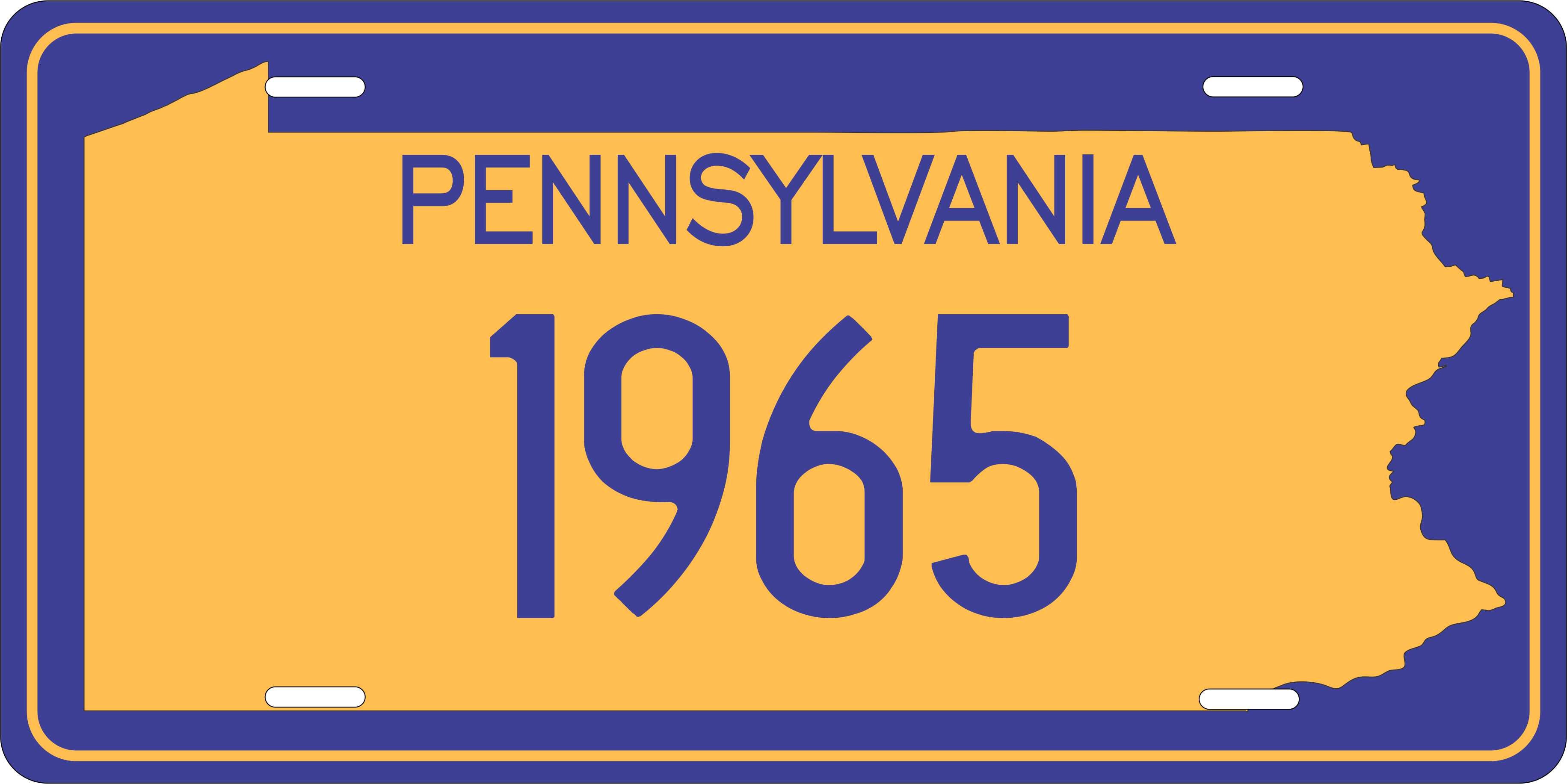 Pennsylvania 1965 License Plate Personalized Novelty Fun Car Bike Motorcycle