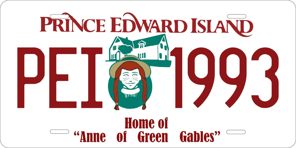 PEI 1993 Canada License Plate Personalized Novelty Fun Car Bike Motorcycle