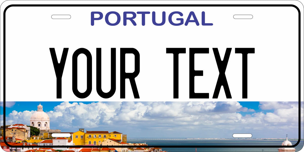 Lisbon Portugal City License Plate personalized Novelty Fun Car Bike Motorcycle