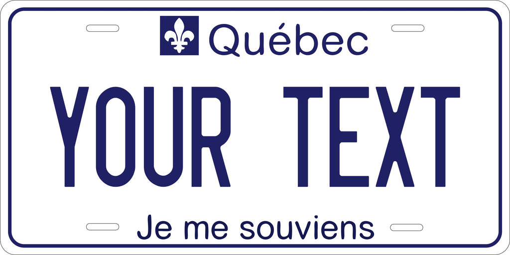 Quebec 1979 Canada License Plate Personalized Novelty Fun Car Bike Motorcycle
