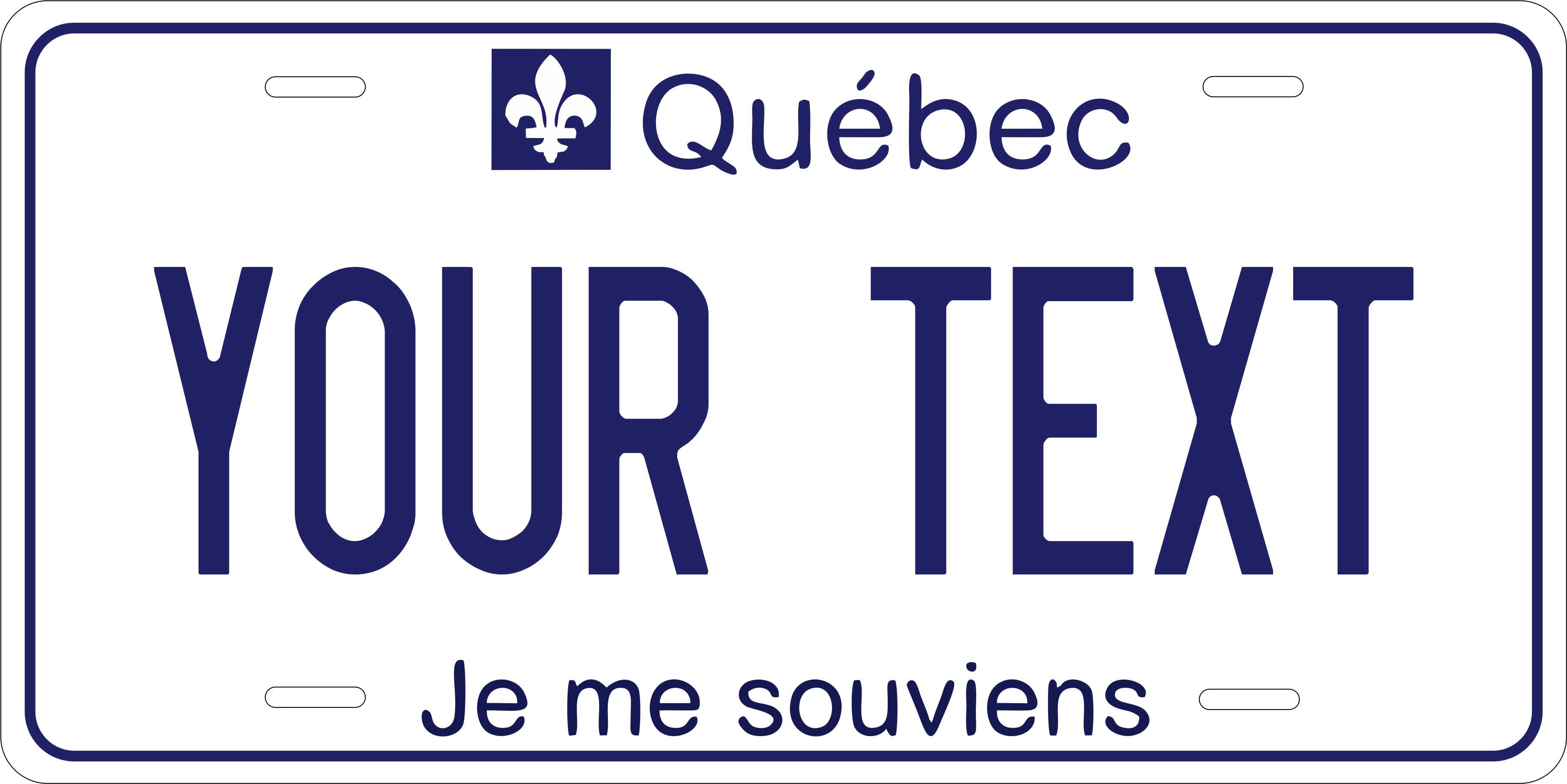 Quebec 1979 Canada License Plate Personalized Novelty Fun Car Bike Motorcycle