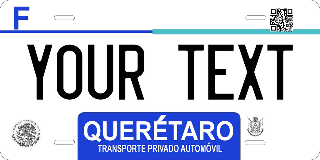 Queretaro 2017 CA License Plate Personalized Novelty Fun Car Bike Motorcycle