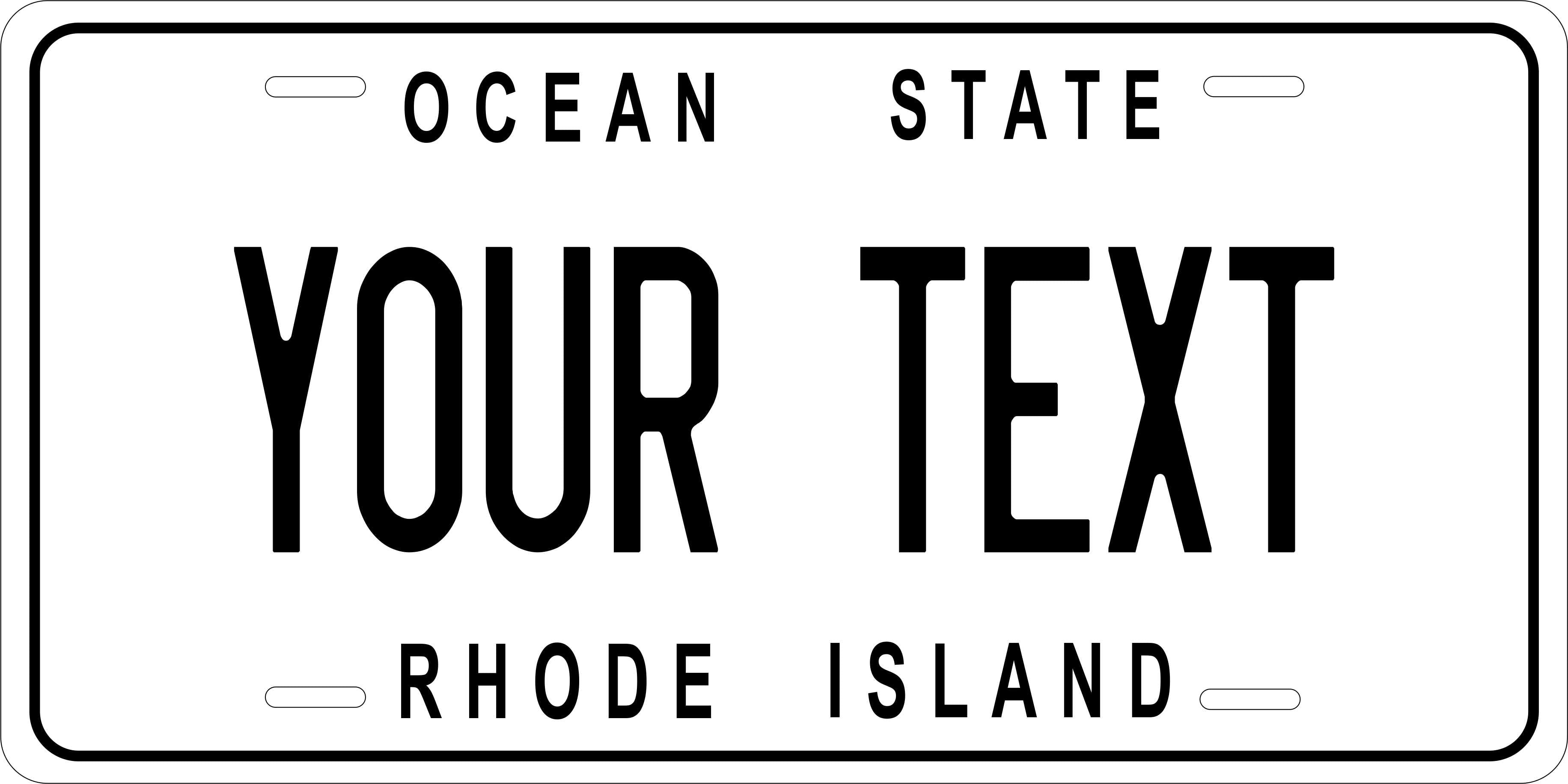 Rhode Island 1973 License Plate Yellow personalized Novelty Fun Car Bike Motorcycle