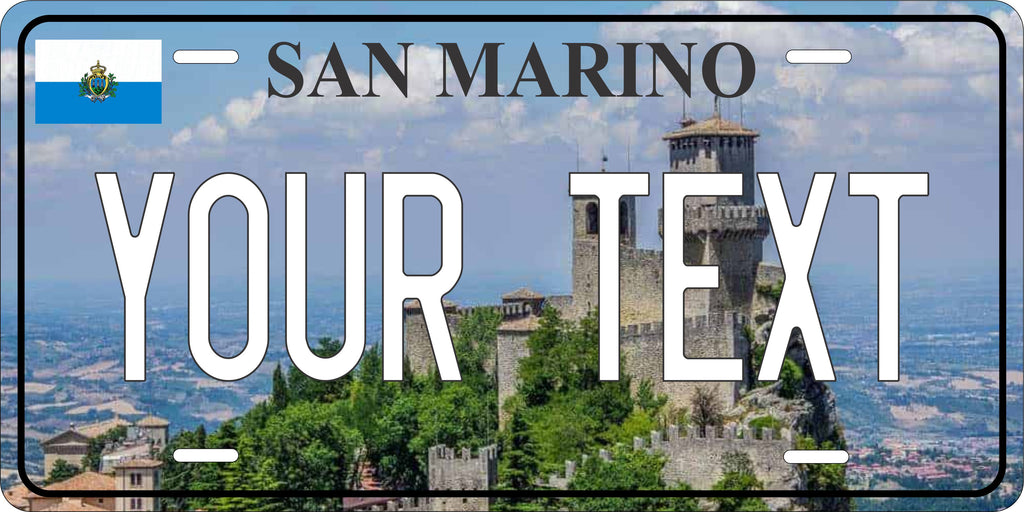 San Marino City License Plate personalized Novelty Fun Car Bike Motorcycle