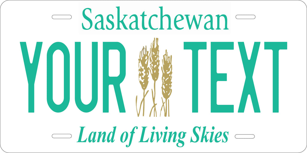 Saskatchewan 1988 Canada License Plate Personalized Novelty Fun Car Bike Motorcycle