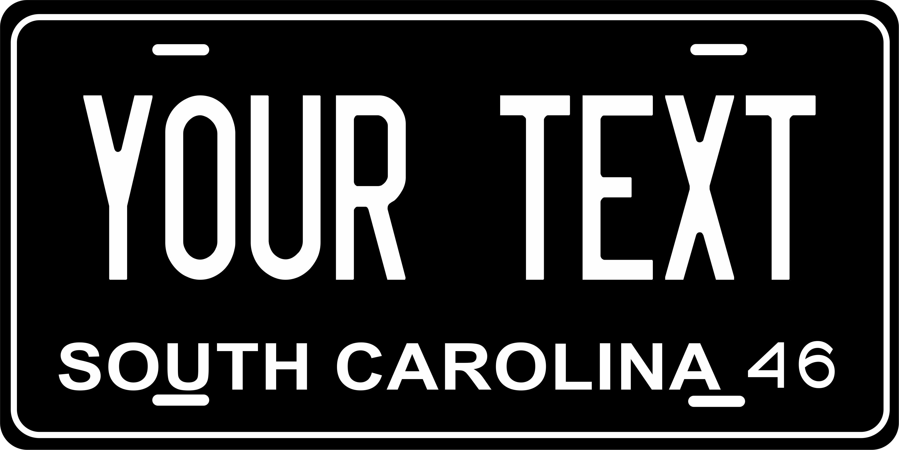 South Carolina 1946 License Plate Personalized Novelty Fun Car Bike Motorcycle