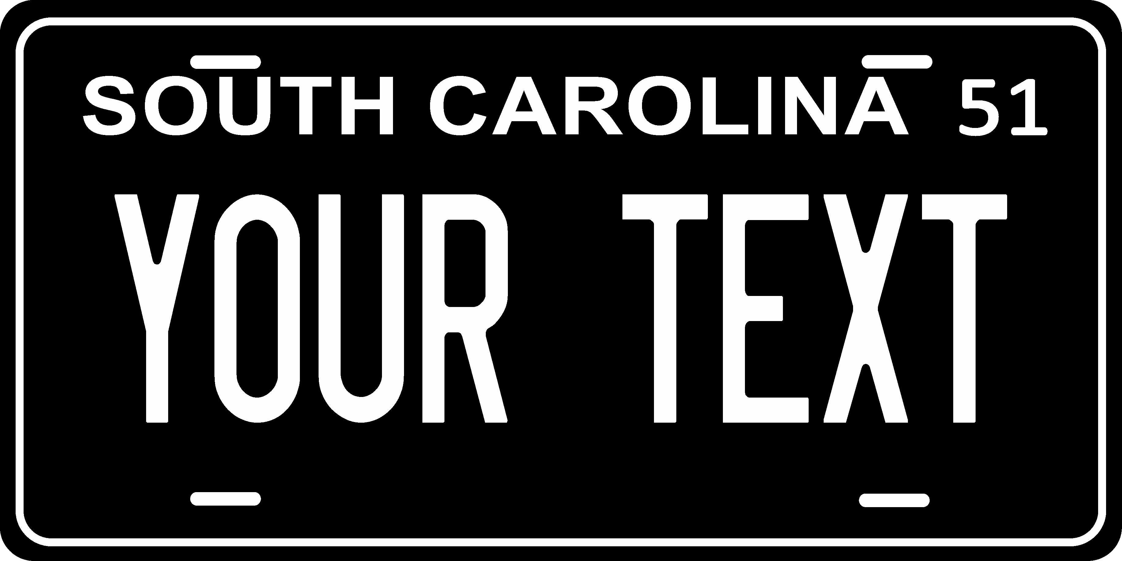 South Carolina 1951 License Plate Personalized Novelty Fun Car Bike Motorcycle