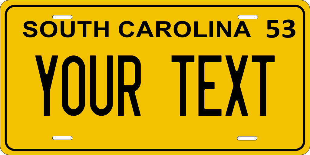 South Carolina 1953 License Plate Personalized Novelty Fun Car Bike Motorcycle