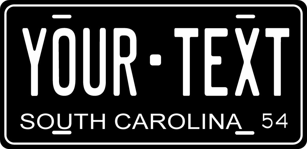 South Carolina 1954 License Plate Personalized Novelty Fun Car Bike Motorcycle