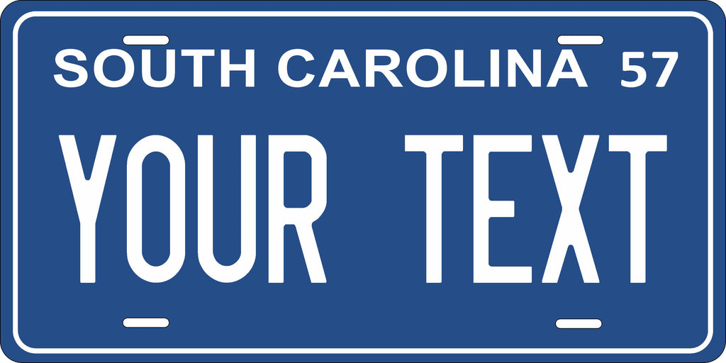 South Carolina 1957 License Plate Personalized Novelty Fun Car Bike Motorcycle