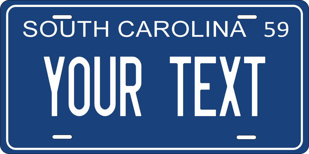 South Carolina 1959 License Plate Personalized Novelty Fun Car Bike Motorcycle