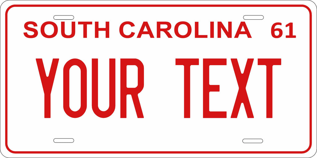 South Carolina 1961 License Plate Personalized Novelty Fun Car Bike Motorcycle