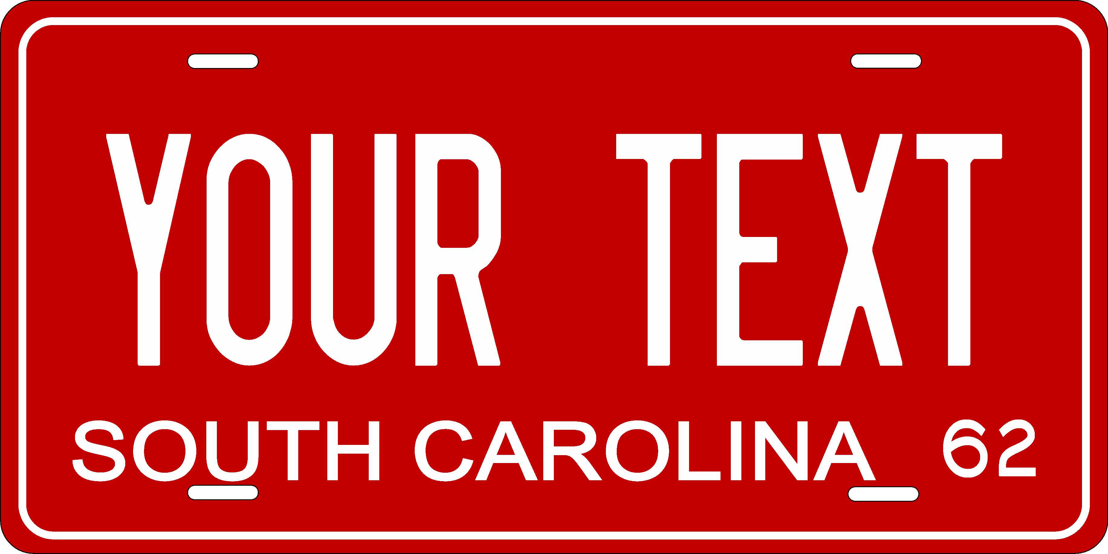 South Carolina 1962 License Plate Personalized Novelty Fun Car Bike Motorcycle