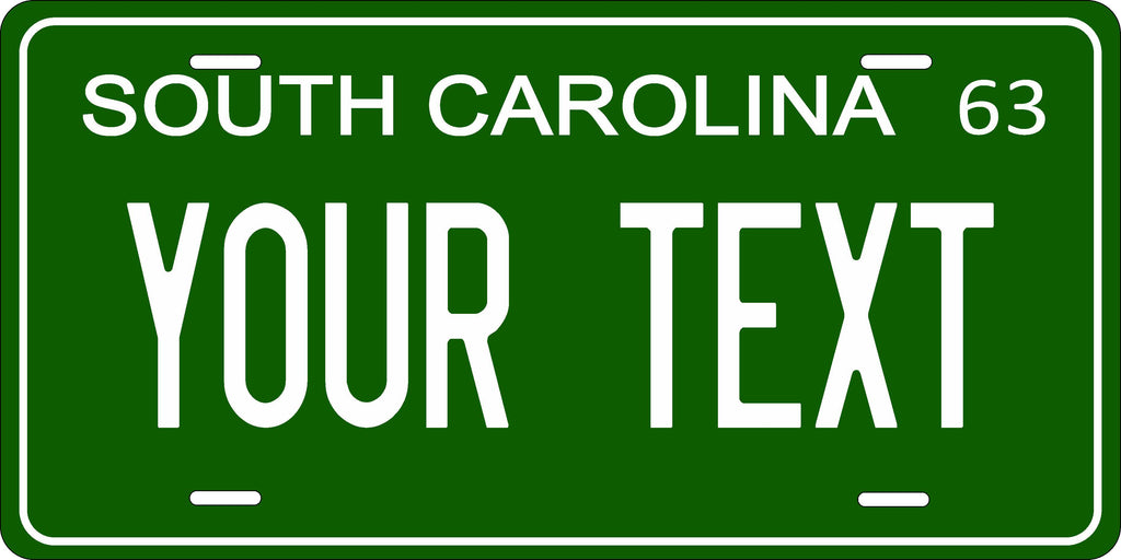 South Carolina 1963 License Plate Personalized Novelty Fun Car Bike Motorcycle