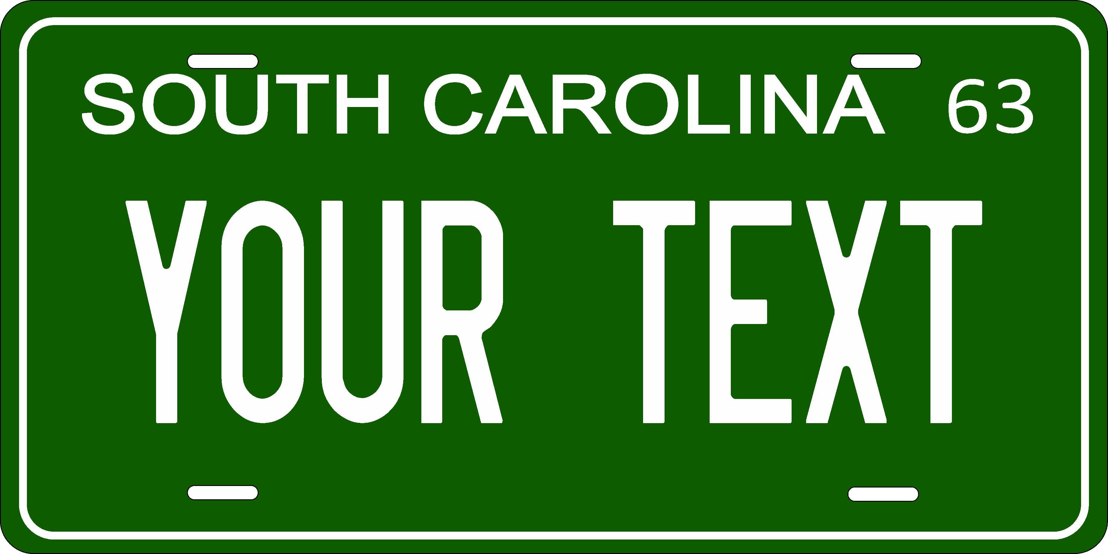 South Carolina 1963 License Plate Personalized Novelty Fun Car Bike Motorcycle