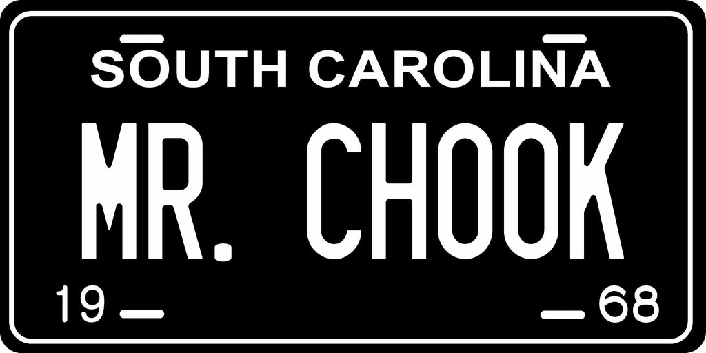 South Carolina 1968 License Plate Personalized Novelty Fun Car Bike Motorcycle