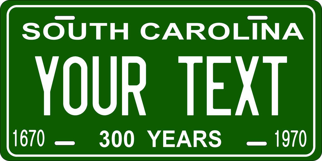 South Carolina 1970 License Plate Personalized Novelty Fun Car Bike Motorcycle