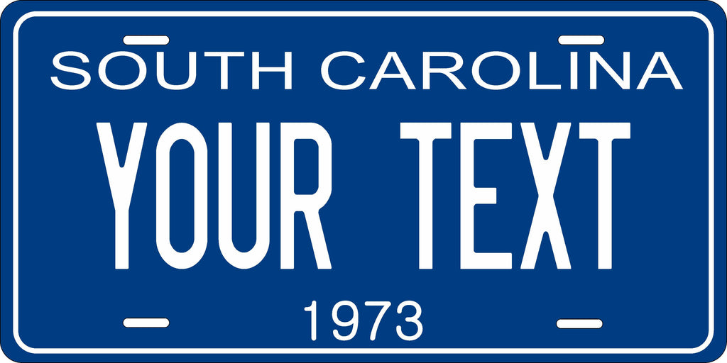 South Carolina 1973 License Plate Personalized Novelty Fun Car Bike Motorcycle