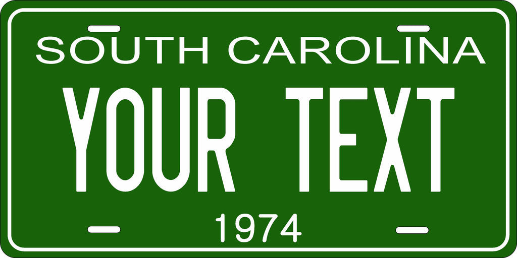 South Carolina 1974 License Plate Personalized Novelty Fun Car Bike Motorcycle