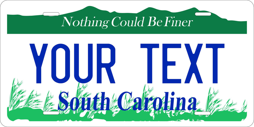South Carolina Nothing License Plate Personalized Novelty Fun Car Bike Motorcycle