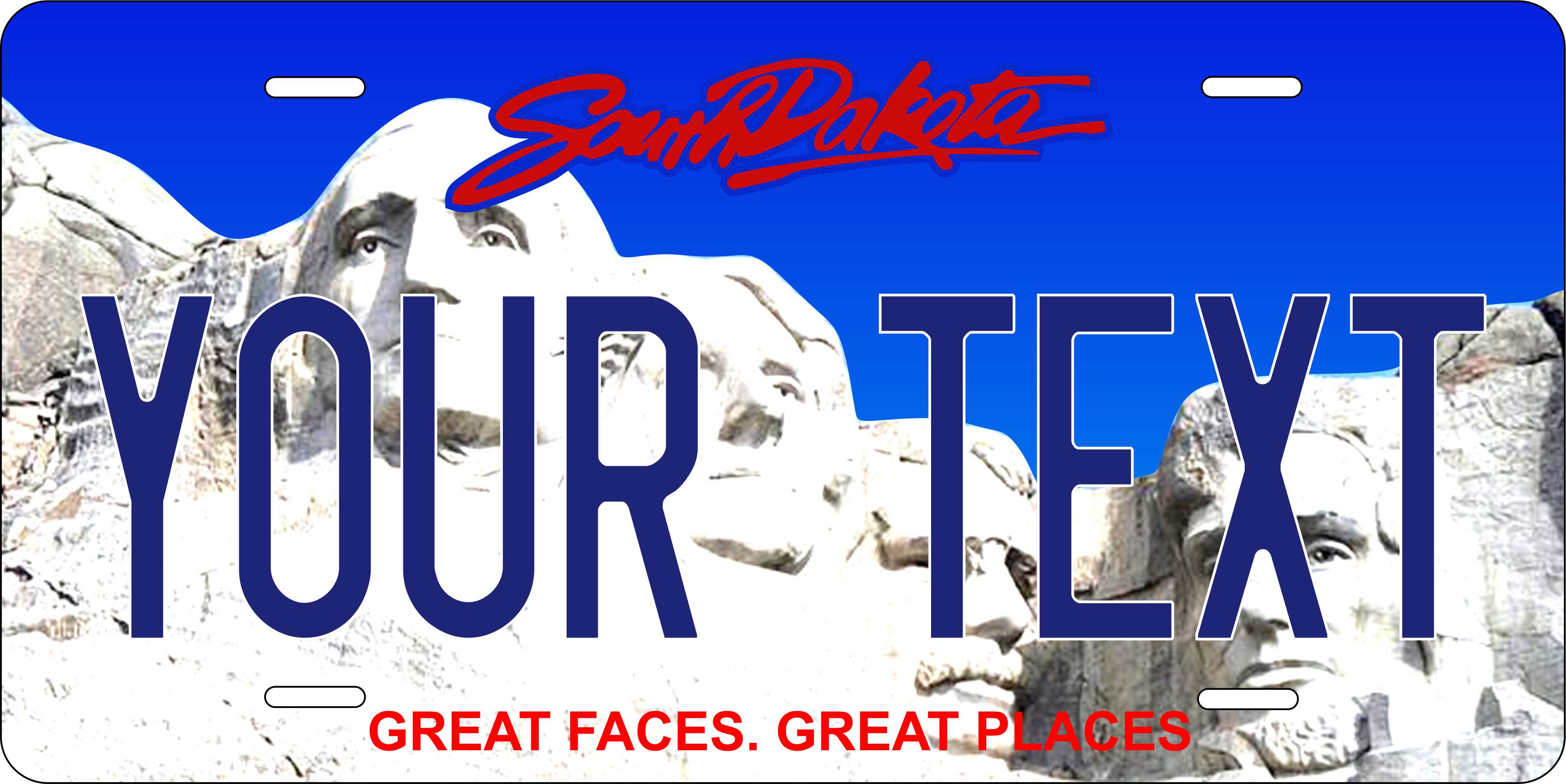 South Dakota 2007 License Plate Personalized Novelty Fun Car Bike Motorcycle