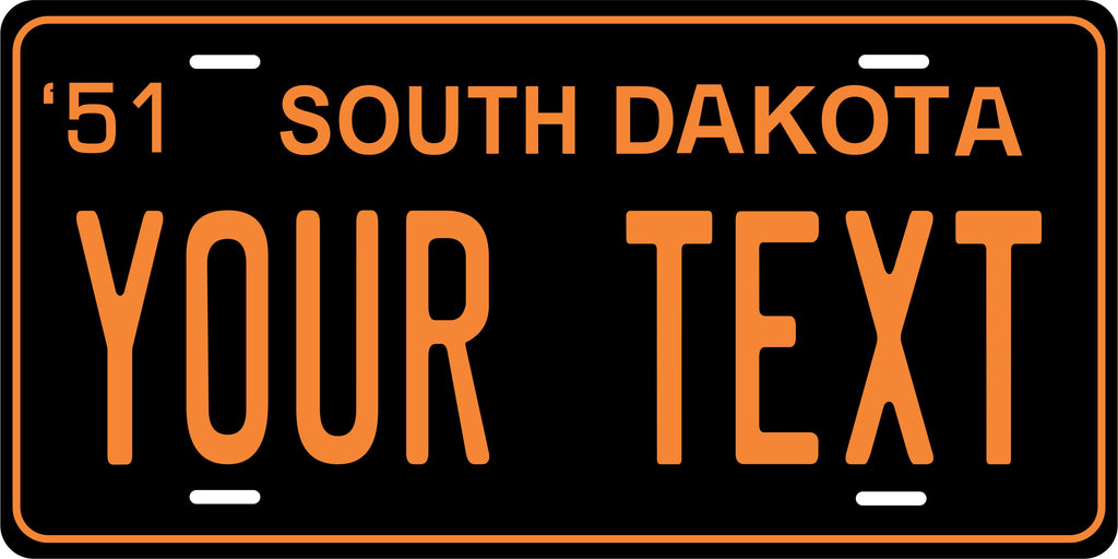 South Dakota 1951 License Plate Personalized Novelty Fun Car Bike Motorcycle