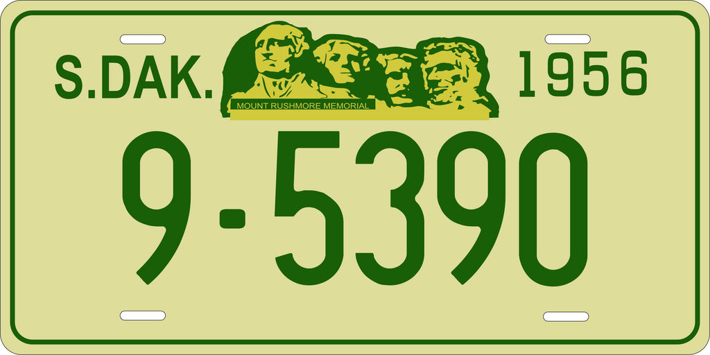 South Dakota 1956 License Plate Personalized Novelty Fun Car Bike Motorcycle