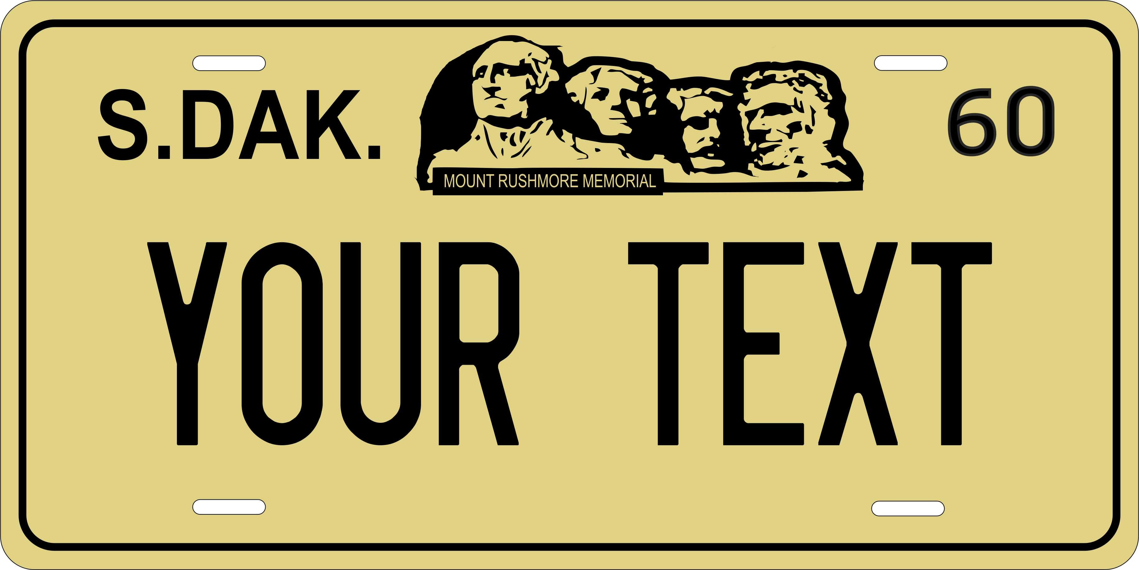 South Dakota 1960 License Plate Personalized Novelty Fun Car Bike Motorcycle