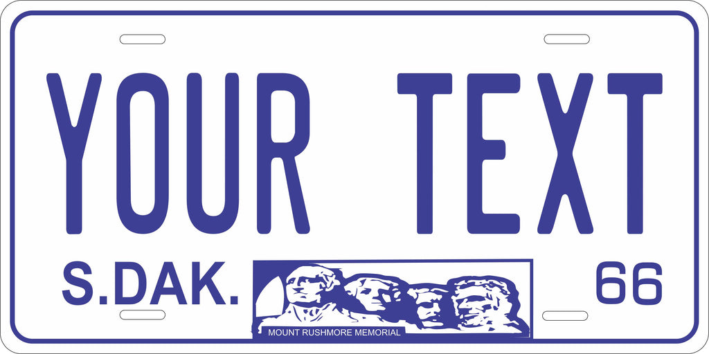 South Dakota 1966 License Plate Personalized Novelty Fun Car Bike Motorcycle