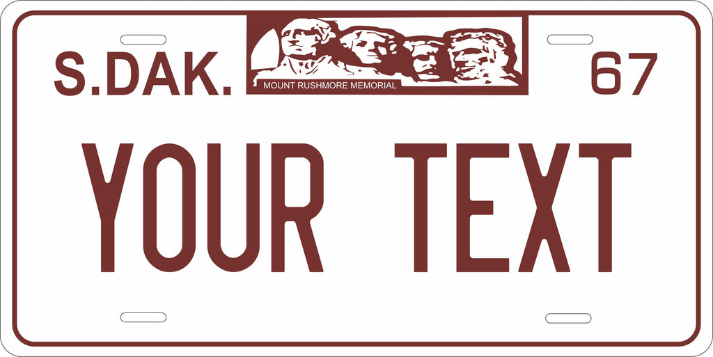 South Dakota 1967 License Plate Personalized Novelty Fun Car Bike Motorcycle