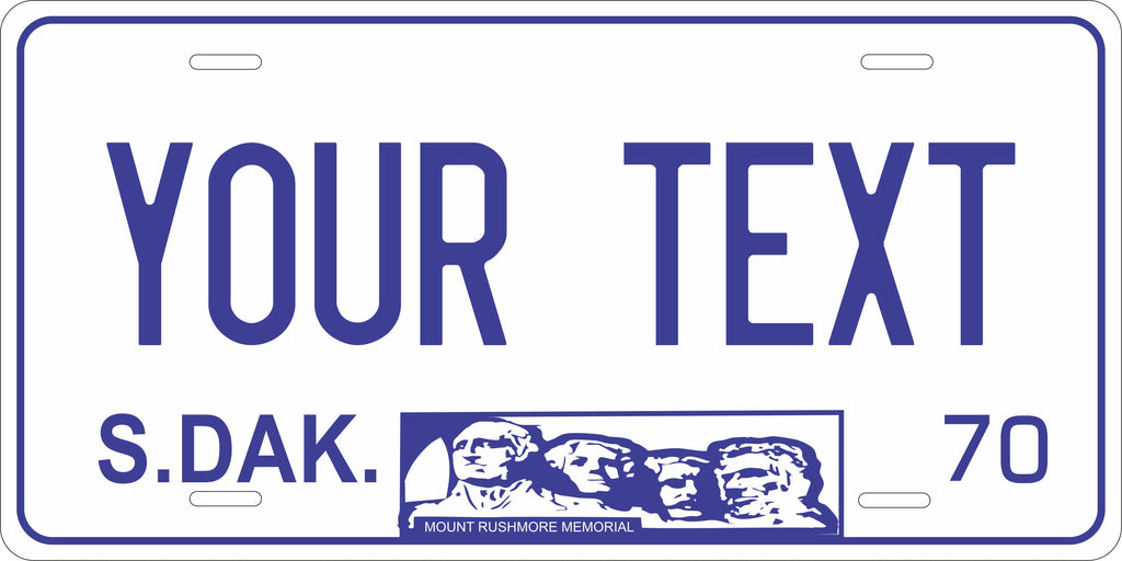 South Dakota 1970 License Plate Personalized Novelty Fun Car Bike Motorcycle