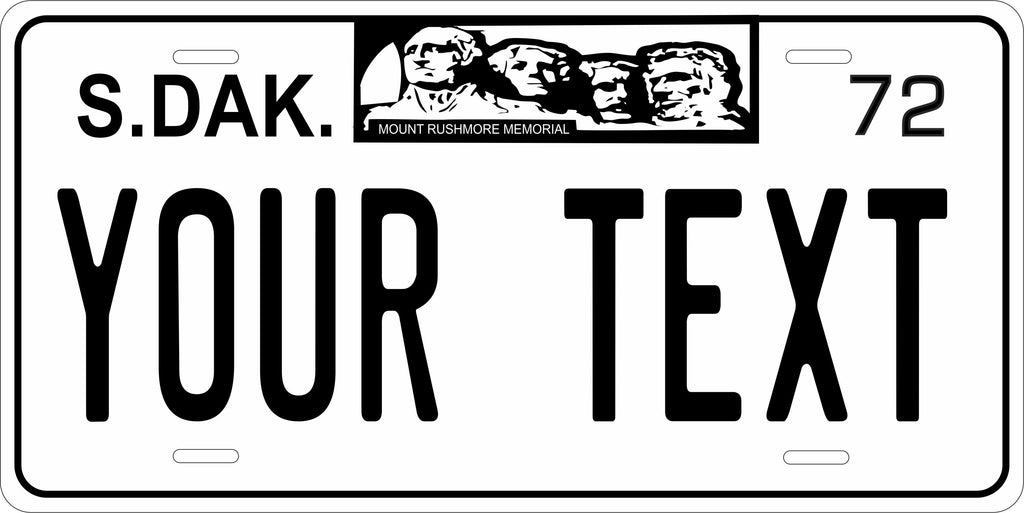 South Dakota 1972 License Plate Personalized Novelty Fun Car Bike Motorcycle