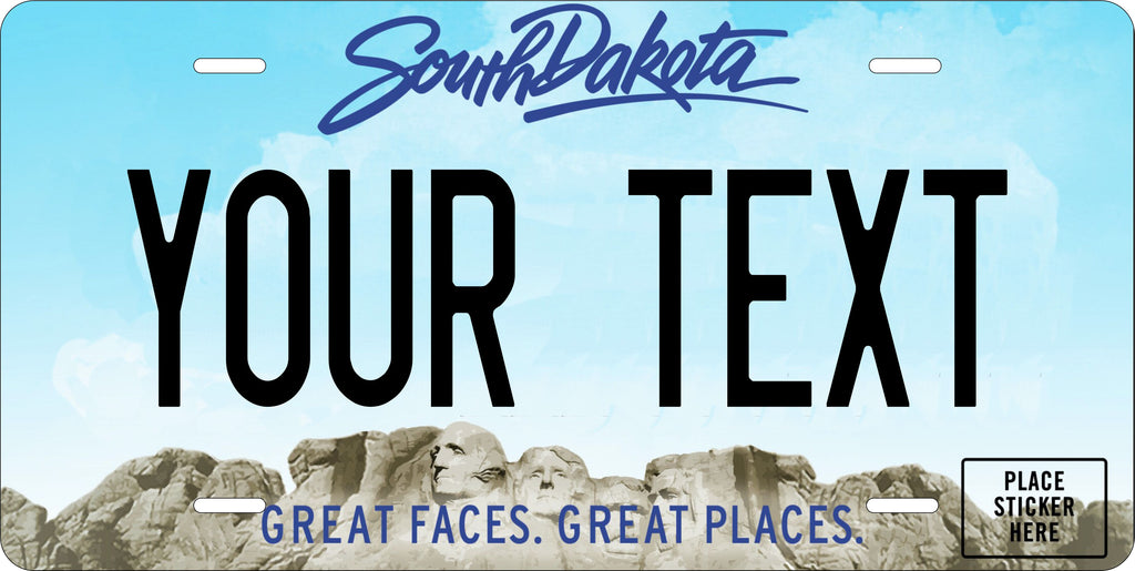 South Dakota 2025 License Plate Personalized Novelty Fun Car Bike Motorcycle