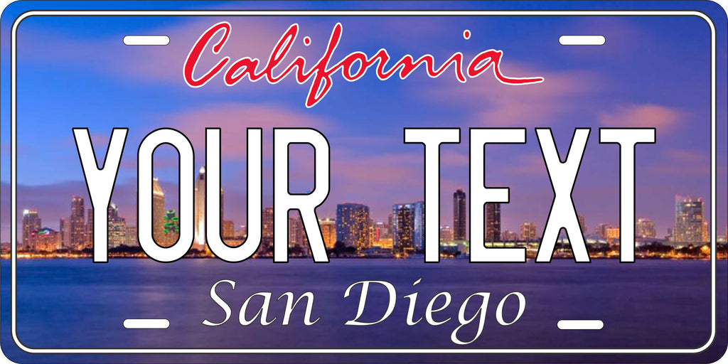San Diego California USA city License Plate personalized Novelty Fun Car Bike Motorcycle