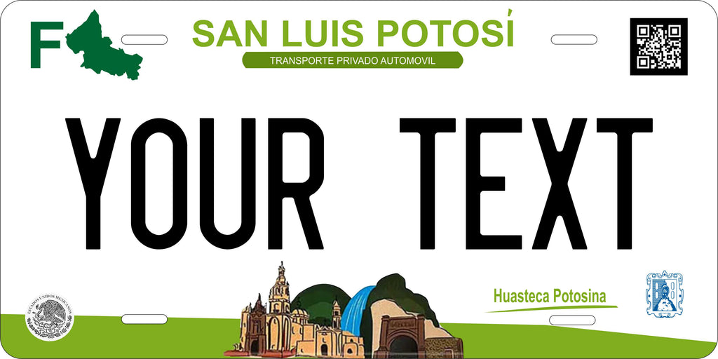 San Luis Potosi 2022 Mexico CA License Plate Personalized Novelty Fun Car Bike Motorcycle