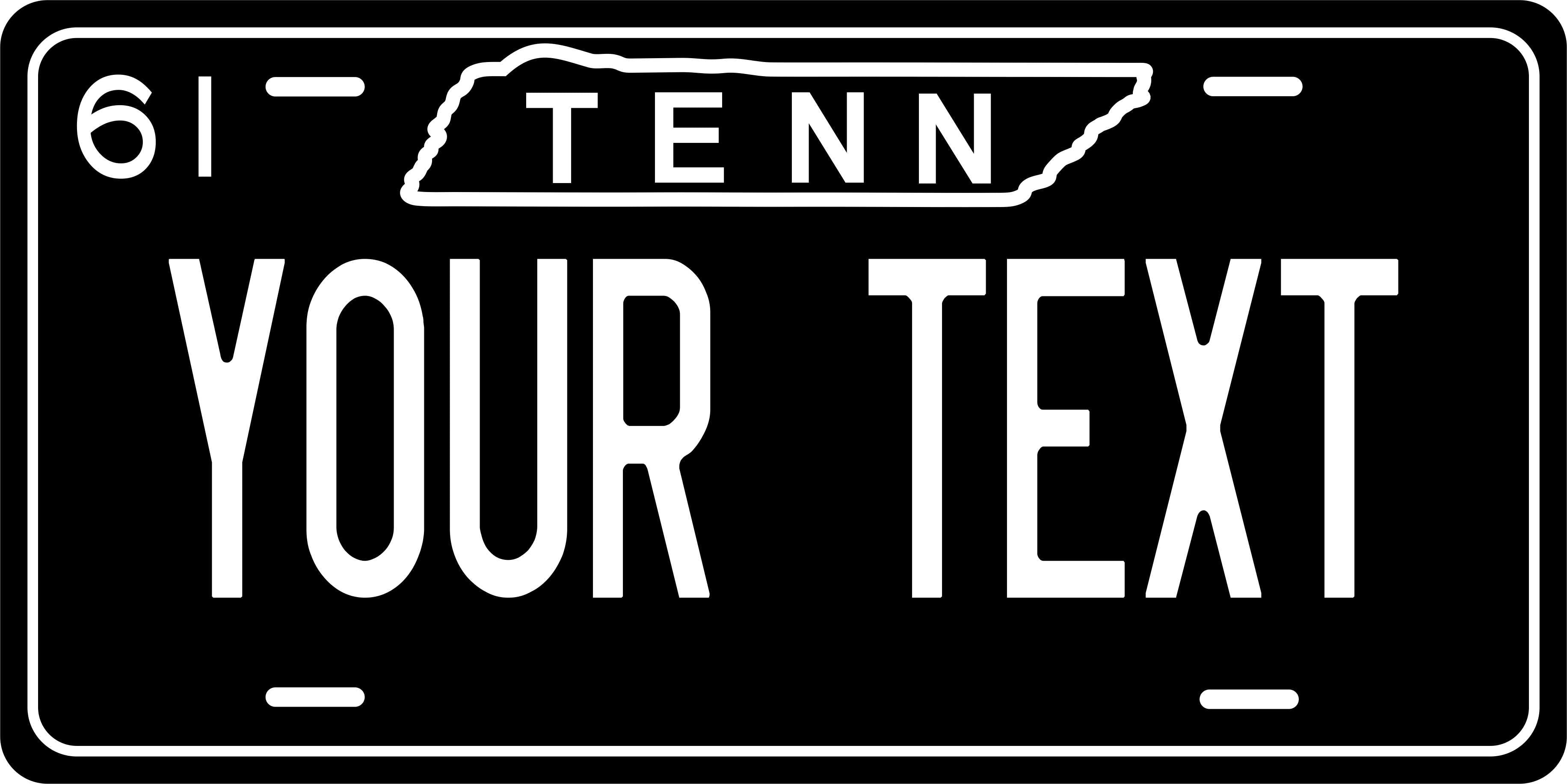 Tennessee 1961 License Plate Personalized Novelty Fun Car Bike Motorcycle