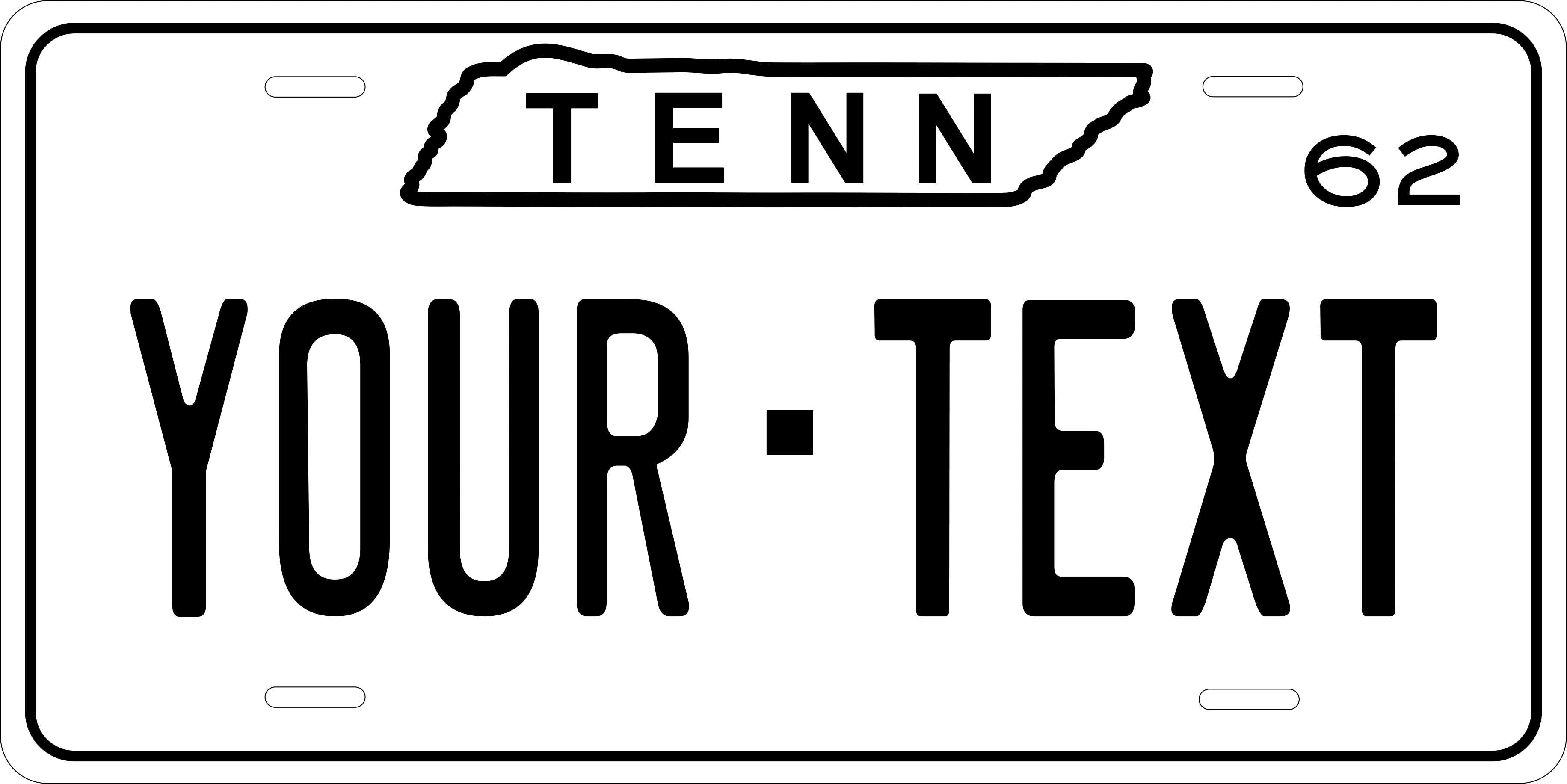 Tennessee 1962 License Plate Personalized Novelty Fun Car Bike Motorcycle