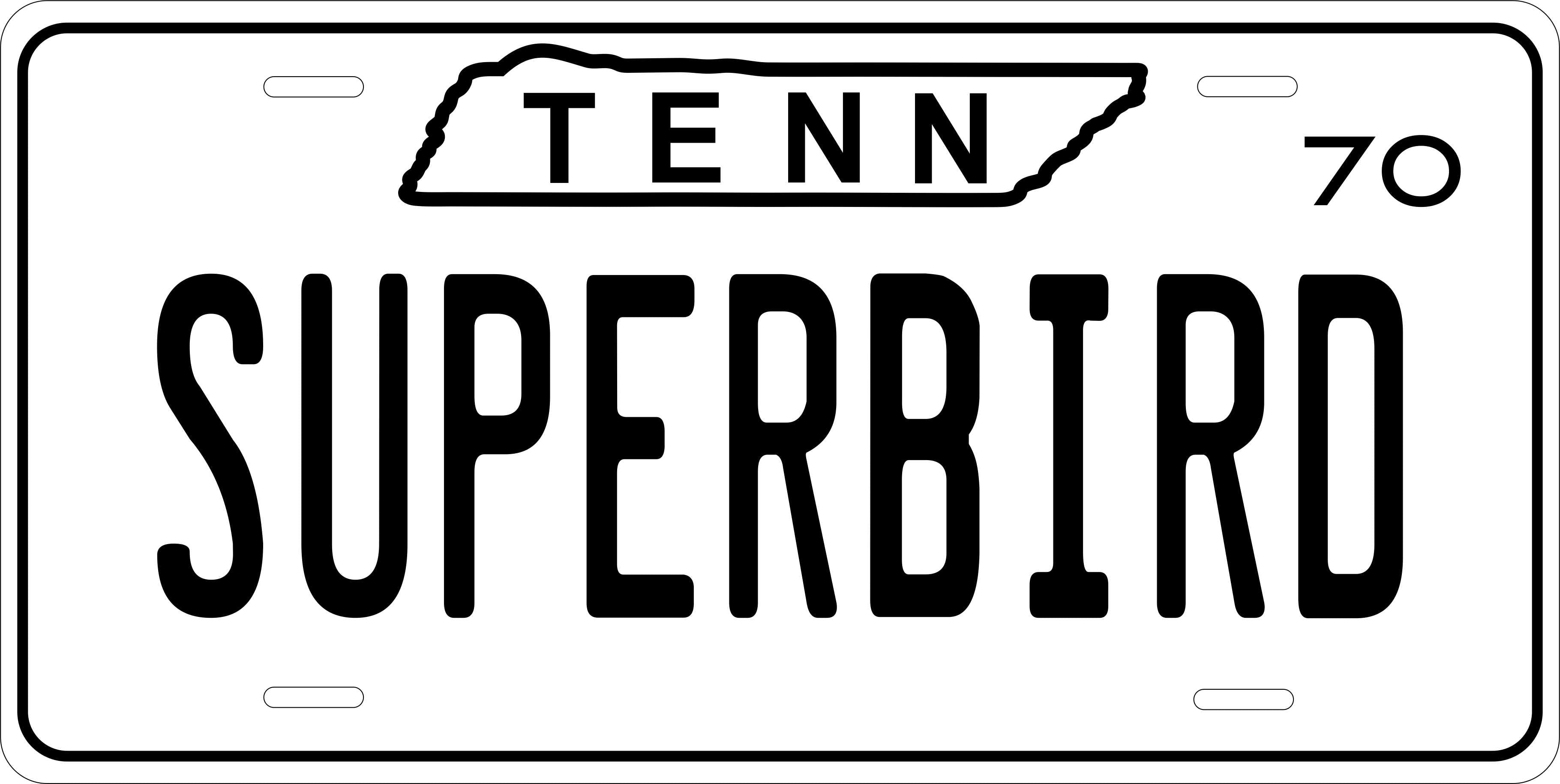 Tennessee 1970 License Plate Personalized Novelty Fun Car Bike Motorcycle