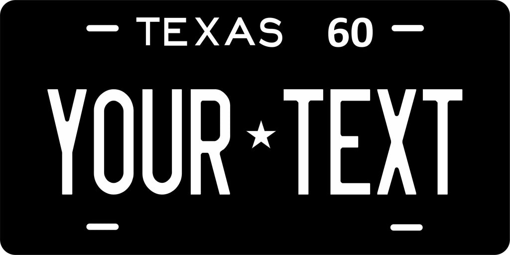 Texas 1960 License Plate Personalized Novelty Fun Car Bike Motorcycle