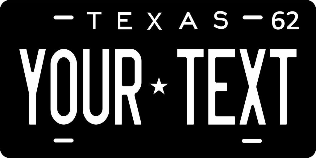 Texas 1962 License Plate Personalized Novelty Fun Car Bike Motorcycle